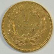 Lovely 1856 US Type 3 $1 Gold Piece