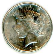 1925 Peace Silver Dollar