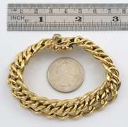 Estate Wide Heavy 14k Bracelet