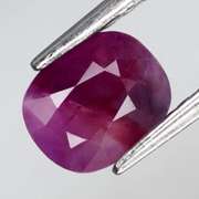 Stunning 1.30ct violet red unheated Ruby