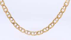 Powerful Yellow Gold Marine Link Chain Necklace