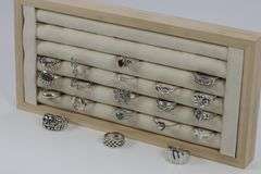 .925 Sterling Silver Ring Assortment Various Sizes & Styles (20 Ring Lot)