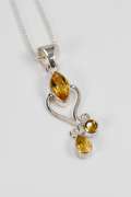 Sterling Silver Citrine Pendant