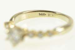 14K Yellow Gold 0.65 Ctw Classic Diamond Engagement Ring
