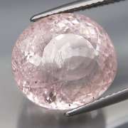 Simply gorgeous 13.86ct UNHEATED whisper pink Morganite