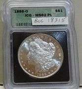 1888-O Morgan Dol  ICG  MS-62-PL