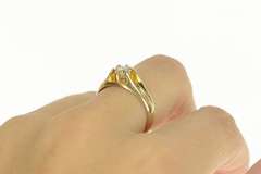14K Yellow Gold 1940's Old European Cut Diamond Engagement Ring