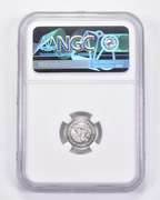 MS69 2002 Mo Mexico 1/20 Silver Onza - Graded NGC