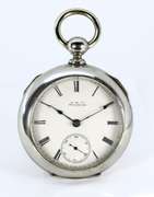 Exceptional 1880 Waltham Coin Silver Pocket Watch