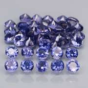 Excellent 4.57ct very best blue violet hue Iolite set