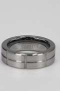 6mm Tungsten Carbide Shiny Grid Design Wedding Band Comfort Fit Ring Size 5