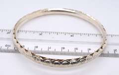 Group Lot of 4 Vintage 925 Sterling Silver Bangles