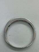 BRAND NEW 14K WHITE GOLD AND DIAMOND BAND