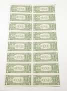 Lot (16) 1985 $1 Cleveland, OH United States FRN Uncut Sheet