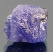 Collectors 15.55ct rich blue uncut Tanzanite