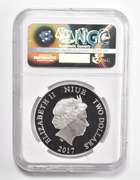 PF70UCAM 2017 Niue $2 Colorized Mickey Fantasia 1 Of 1st 50 Struck NGC
