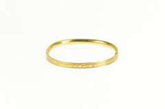 Gold Filled Art Deco Heart Pattern Retro Child's Bracelet