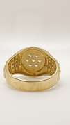 Men's 14kt Solid Yellow Gold & CZ Ring