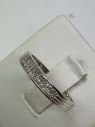 BRAND NEW 14K WHITE GOLD AND DIAMOND BAND