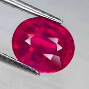 Glistening 2.05ct blood red Ruby
