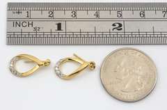 Cute Little Dangling Diamond Earrings