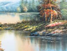 BEAUTIFUL HAND PAINTED OIL PAINTING ON CANVAS