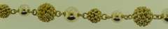 Michael Dawkins Sterling Silver Ball Necklace And Bracelet set