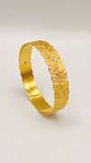 22kt Solid Yellow Gold Bangle Bracelet