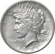 1921 Peace Silver Dollar