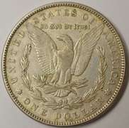 1883 Morgan Silver Dollar, Circulated.