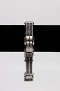 10mm Titanium Bracelet with Carbon Fiber Inlay 8.5 Inch