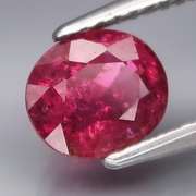 Top color 1.38ct rich pink Rubellite Tourmaline