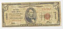 1929 $5 National Currency Orangeburg, SC - United States Note - 10650