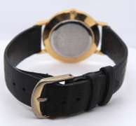 Movado Museum Classic Quartz Black Leather Strap