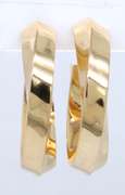 Tiffany & Co. Polished Oval Twisted Hoop Earrings