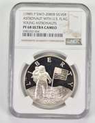 PF68 UCAM (1989)-P Young Astronauts Silver Medal - SWO-208IIB NGC