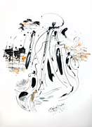 Sabri Said Original Acrylic on Canvas "Elegance" Sabri Said