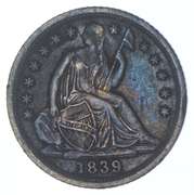 1839-O Seated Liberty Half Dime