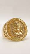 Men's 14kt Solid Yellow Gold & CZ Ring