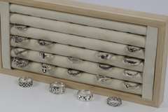 Sterling Silver Curated Ring Assortment Various Sizes & Styles (20 Ring Lot)