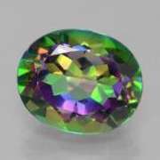 7X9MM OVAL GREEN MYSTIC TOPAZ
