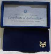 1987 Gold & Silver 2 pc PRF Set, Constitution