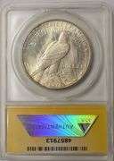 1925-S Peace Silver Dollar ANACS MS63
