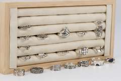 .925 Sterling Silver Curated 20 Ring Lot Various Sizes & Styles