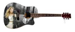 Taylor Swift Autographed Signed Custom Photo Graphics Guitar ACOA