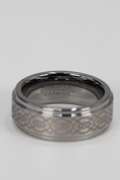7mm Tungsten Carbide Celtic Infinity Wedding Band Comfort Fit Ring Size 5
