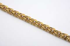 Popular 14k YG Vintage Charm Bracelet