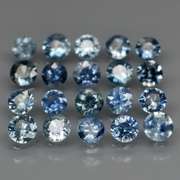 Natural 3.13ct blue Sapphire set with multiple hues
