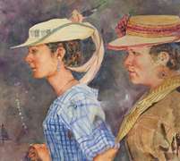 Robert Talbert Matted Watercolor