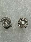 14K WHITE GOLD DIAMOND STUDS